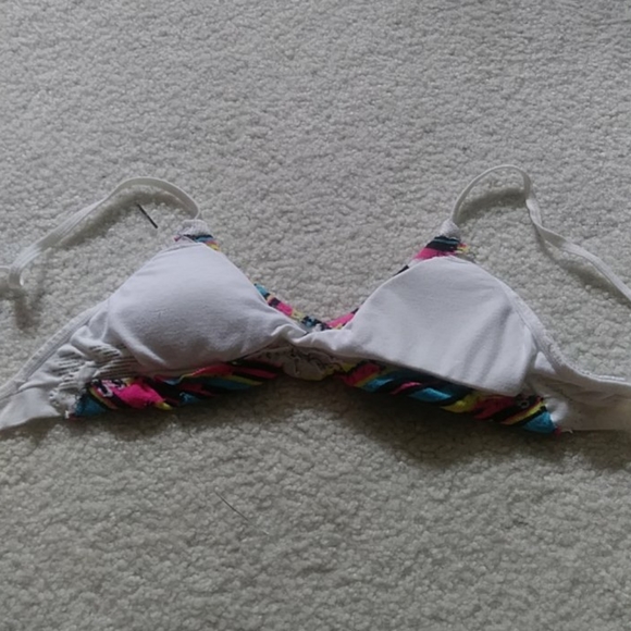 Neon Striped Bra - Picture 2 of 2